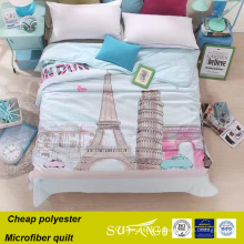 100% polyester ponçage couverture couette pas cher en gros couette